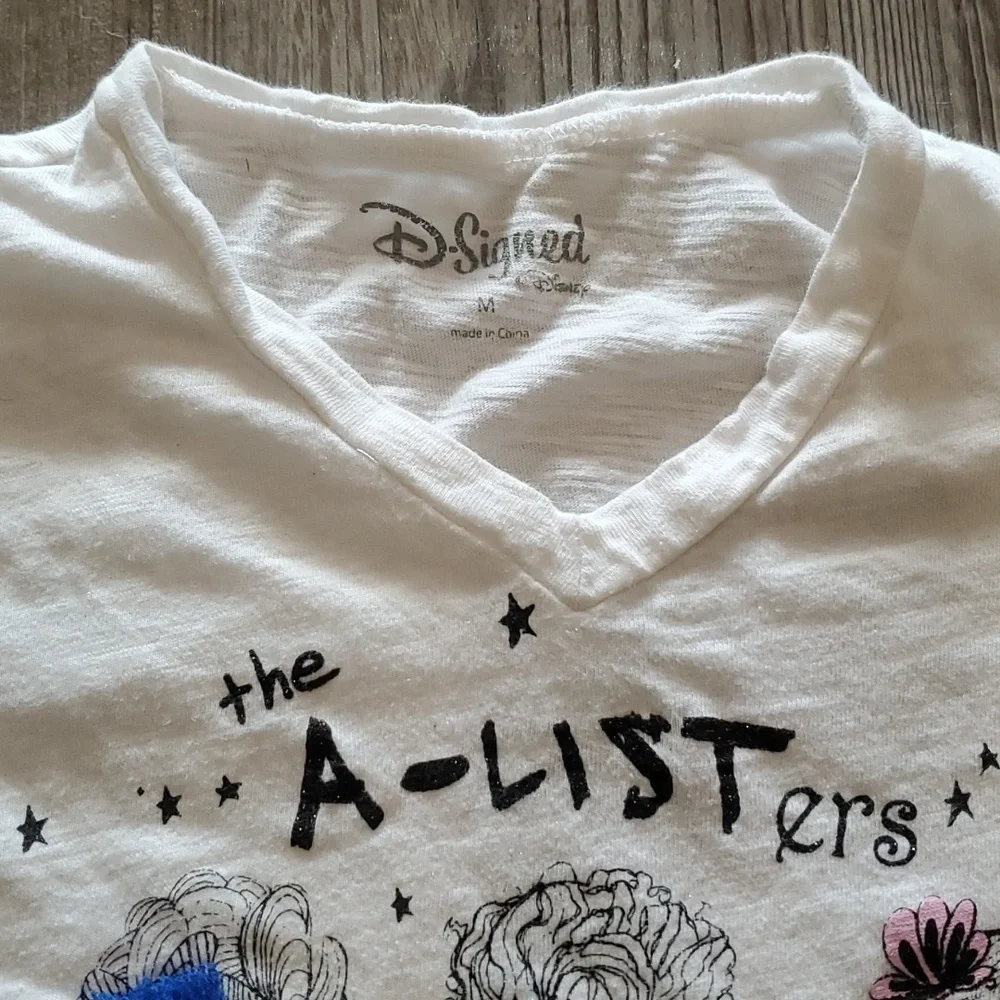 Justice/Disney the A-Listers Short & T-Shirt Matching Set Size 8
